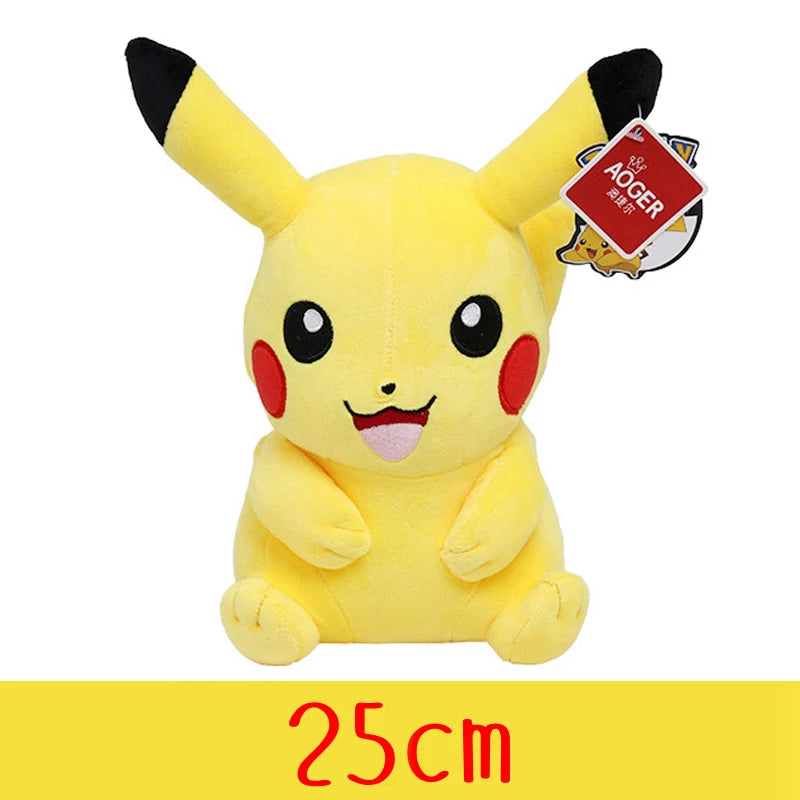 Pokemon Plush Toy High Quality With Tag – Anime Cartoon Pikachu Charmander Squirtle Bulbasaur – Cuddle‑Ready Plush Squad