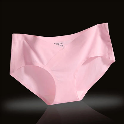 Bump Bliss – Seamless Low-Waist Maternity Briefs for Maximum Comfort