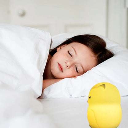 Night Owl Glow – Soothing Silicone Night Light with Remote Control & Colour Change