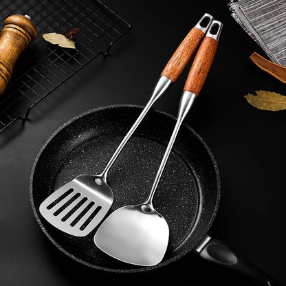Wide Stainless Steel Spatula for Fish & Steak – Gentle Lift, Professional Finish