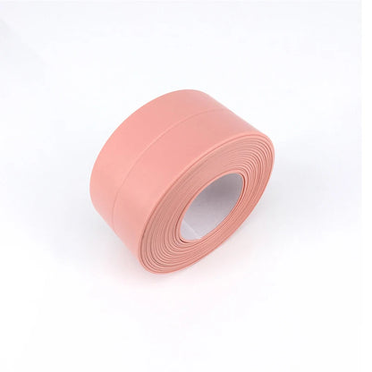 Seal & Shield Waterproof Tape – Clean Edges, Zero Leaks – Oil-Proof Kitchen Sink Caulk Seal Strip PVC Waterproof Shower Wall Sticker for Toilet Corner