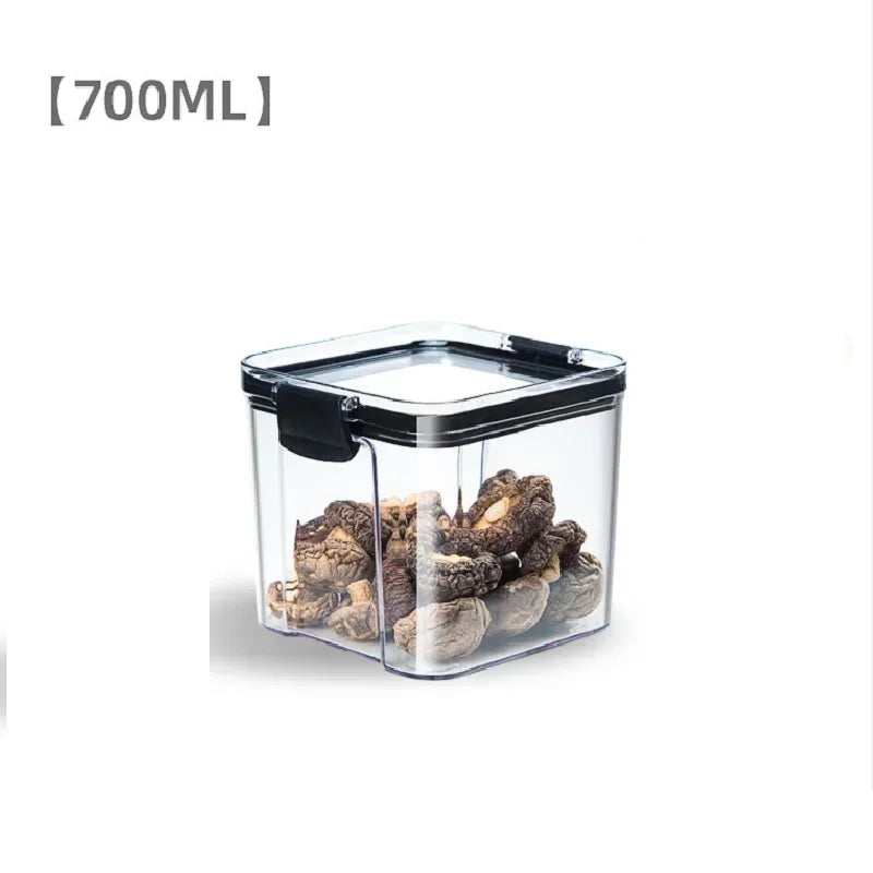 Keep It Fresh – 4 Transparent Food Storage Canister Set