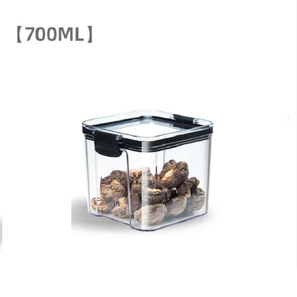 Keep It Fresh – 4 Transparent Food Storage Canister Set