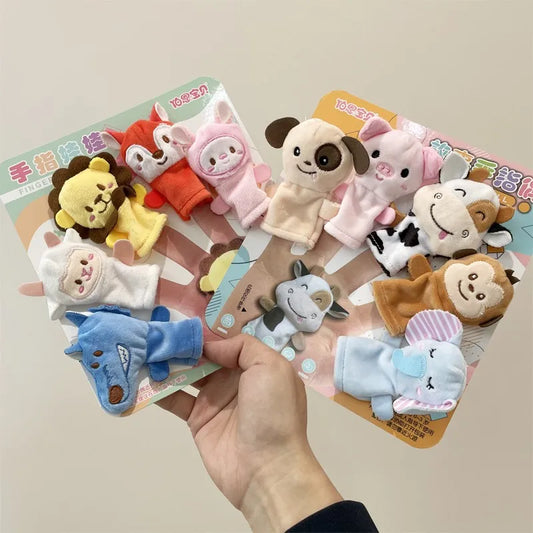 Storytime Safari Finger Puppet Set – Kindergarten Story Teaching Aids Children Education – Bring Every Tale to Life