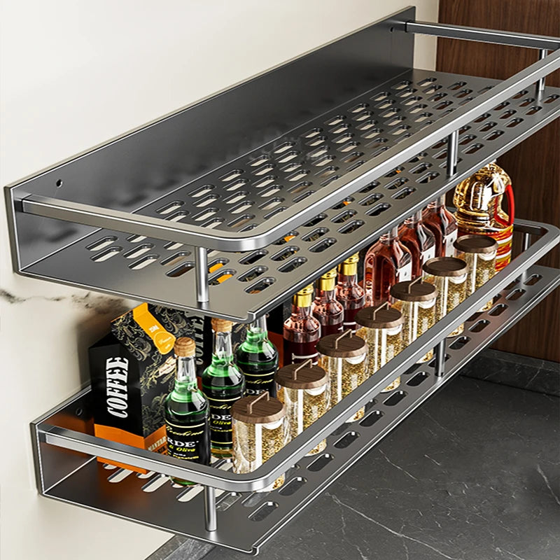 Grip‑n‑Go AeroRack – The Drill‑Free Aluminium Shelf for Kitchens & Bathrooms