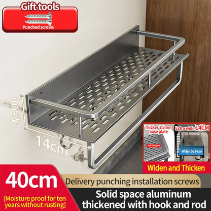 Grip‑n‑Go AeroRack – The Drill‑Free Aluminium Shelf for Kitchens & Bathrooms