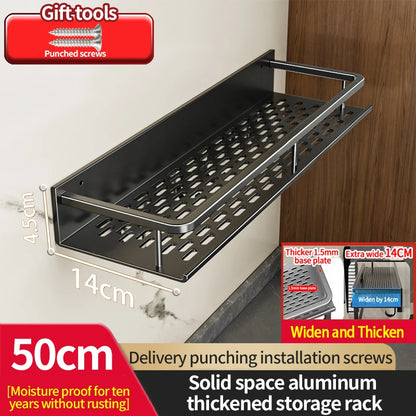 Grip‑n‑Go AeroRack – The Drill‑Free Aluminium Shelf for Kitchens & Bathrooms