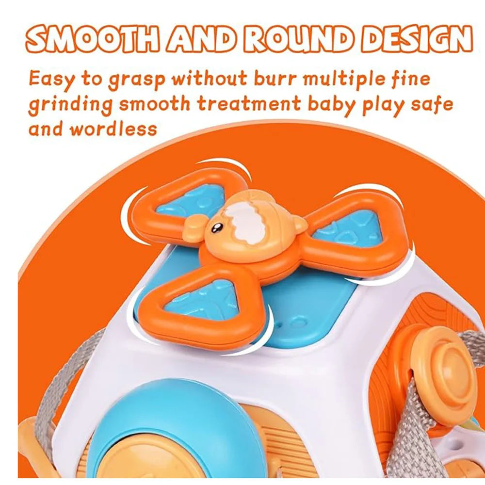Little Learners Busy Cube – Montessori Sensory Activity Toys for Fine Motor Skills