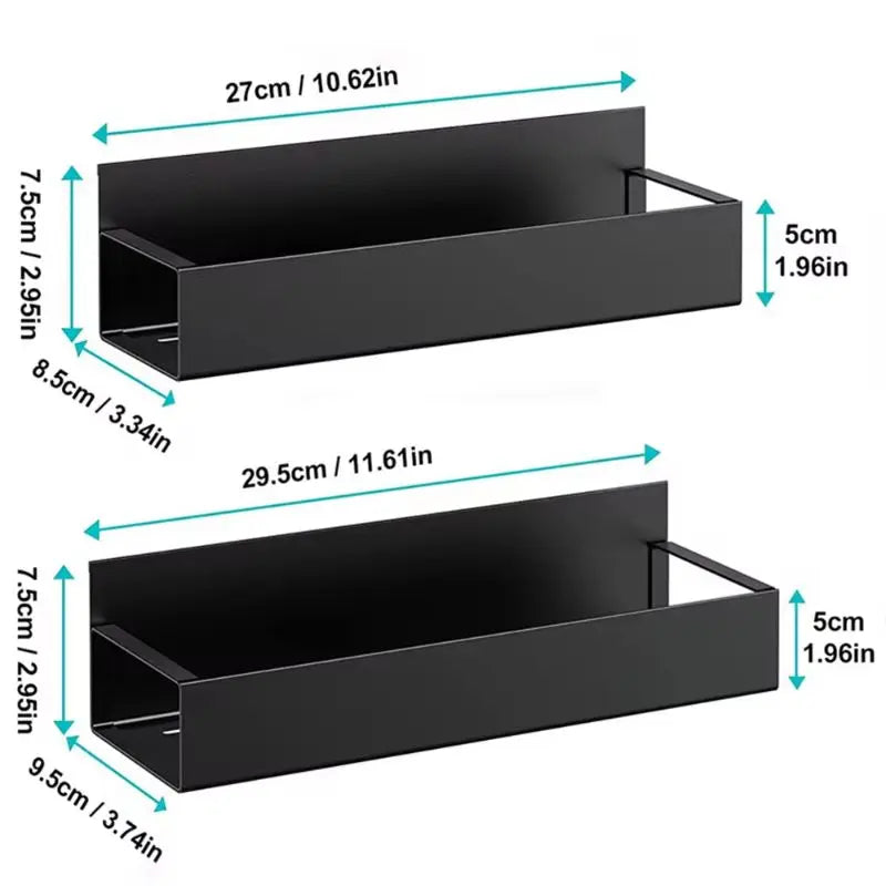 Snap‑Organise Magnetic Fridge Caddy – Spice Rack – Storage That Sticks