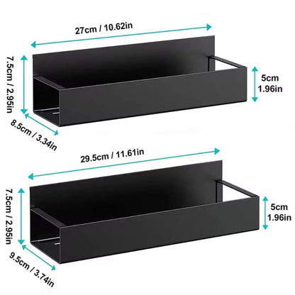 Snap‑Organise Magnetic Fridge Caddy – Spice Rack – Storage That Sticks