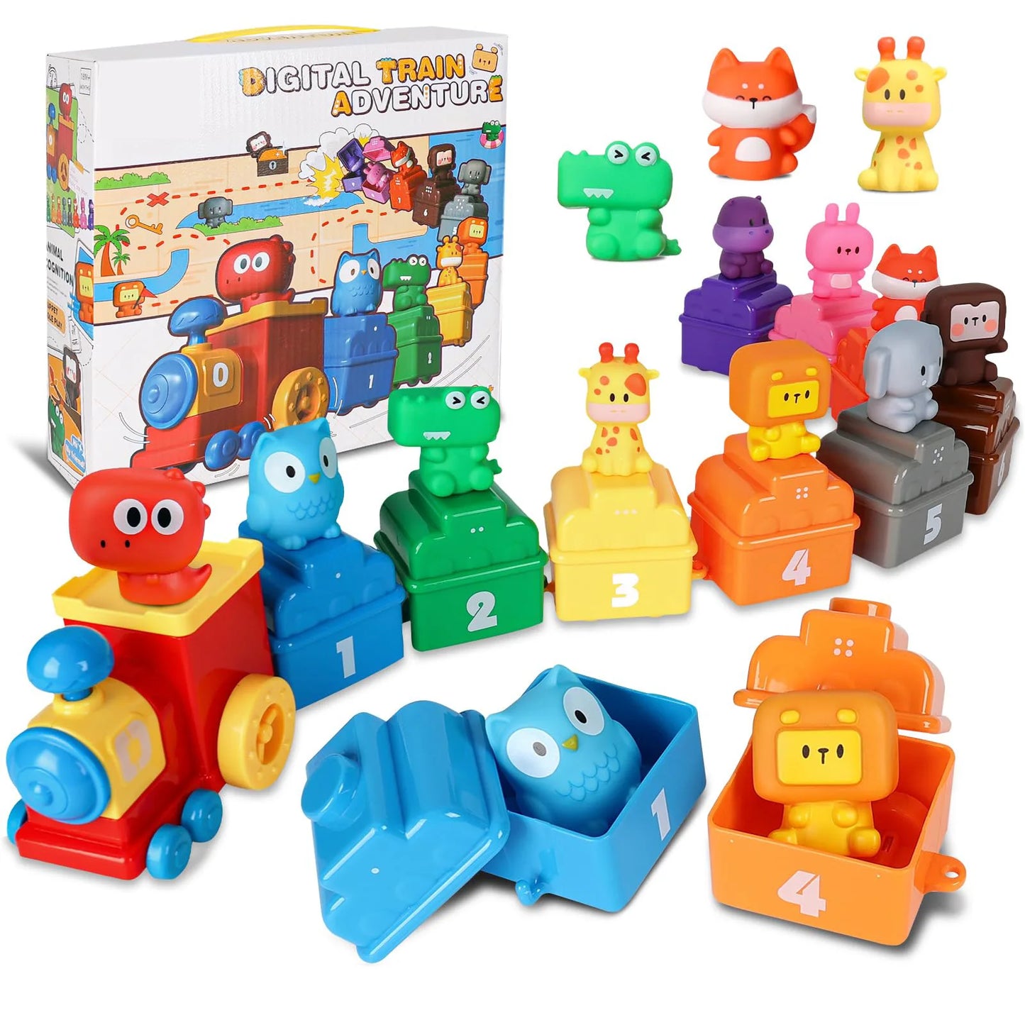 Little Farmers at Play – Montessori Colour Sorting & Counting Barn Toy Set