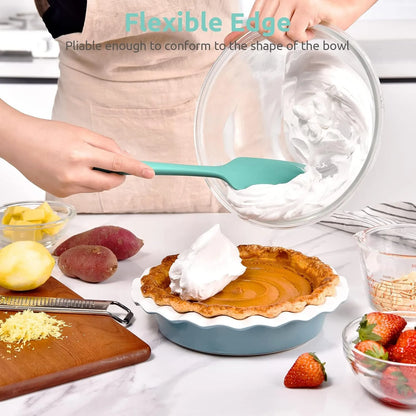 SmoothSpread Silicone Spatula 2/4Pcs – The Sleek Way to Scoop, Scrape & Swirl