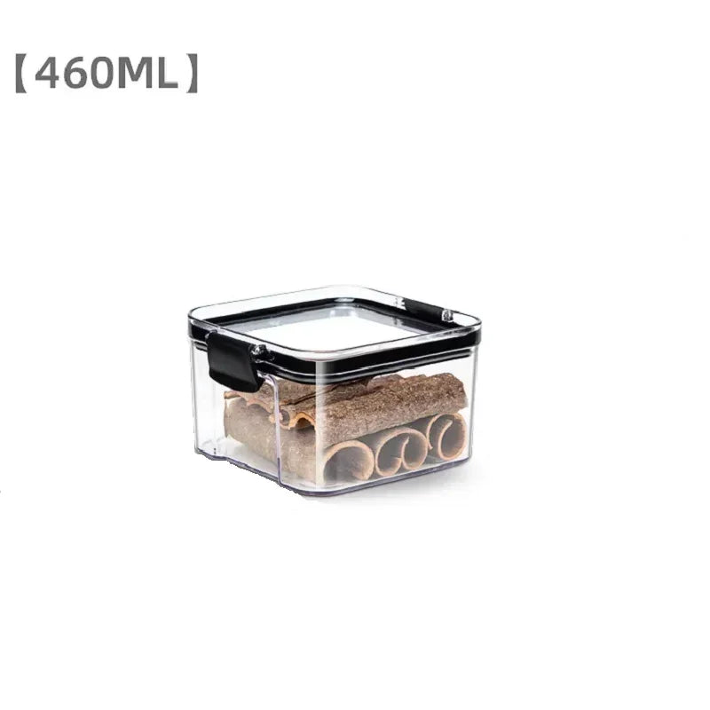Keep It Fresh – 4 Transparent Food Storage Canister Set