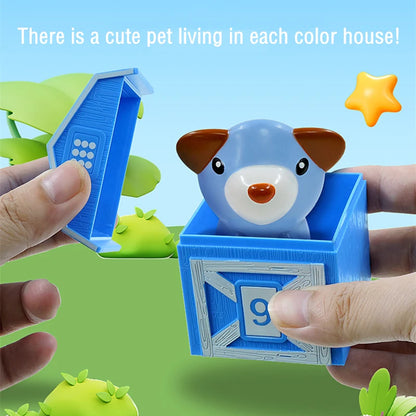 Little Farmers at Play – Montessori Colour Sorting & Counting Barn Toy Set