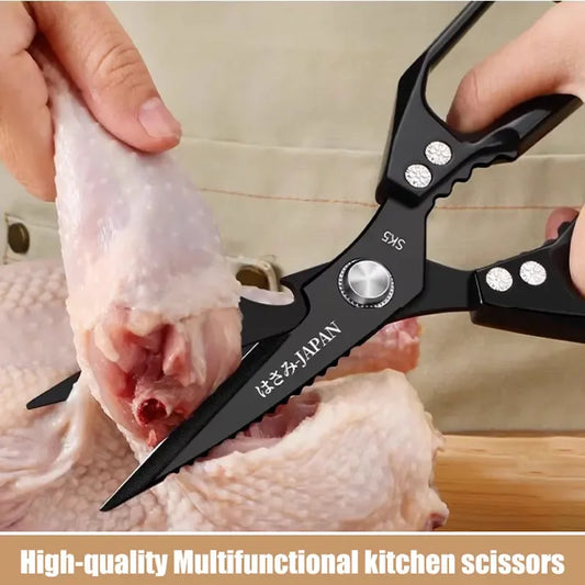 One Tool to Rule the Kitchen – Multifunctional Stainless Steel Kitchen Scissors