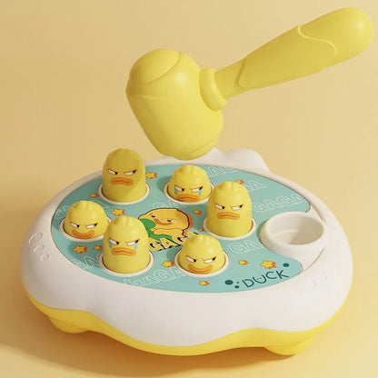 Tap, Laugh & Learn – Duck/Frog/Pig Montessori Puzzle Toy with Hammer for Baby Development
