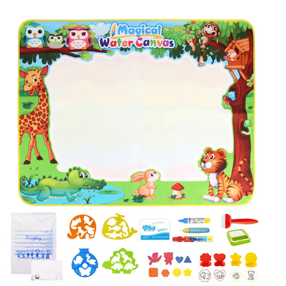 Splash-Free Creativity – 100x80CM Magic Water Drawing Mat for Mess-Free Fun & Learning