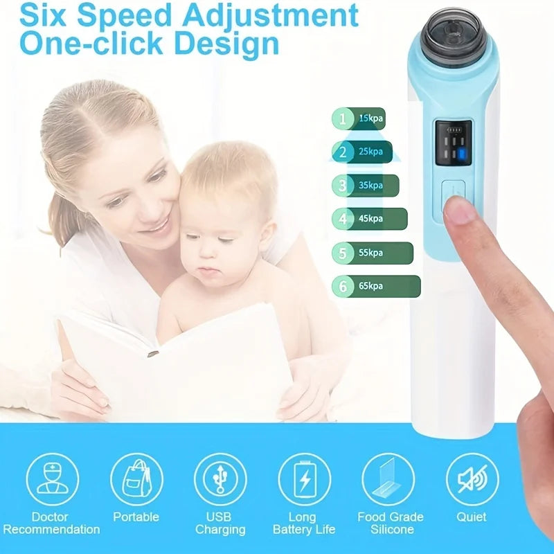 Breathe Easy, Baby – Silent Electric Nasal Aspirator for Newborns