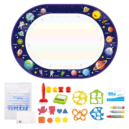 Splash-Free Creativity – 100x80CM Magic Water Drawing Mat for Mess-Free Fun & Learning