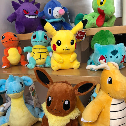 Pokemon Plush Toy High Quality With Tag – Anime Cartoon Pikachu Charmander Squirtle Bulbasaur – Cuddle‑Ready Plush Squad