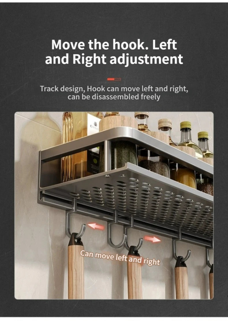 Grip‑n‑Go AeroRack – The Drill‑Free Aluminium Shelf for Kitchens & Bathrooms