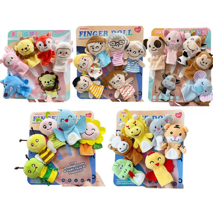 Storytime Safari Finger Puppet Set – Kindergarten Story Teaching Aids Children Education – Bring Every Tale to Life