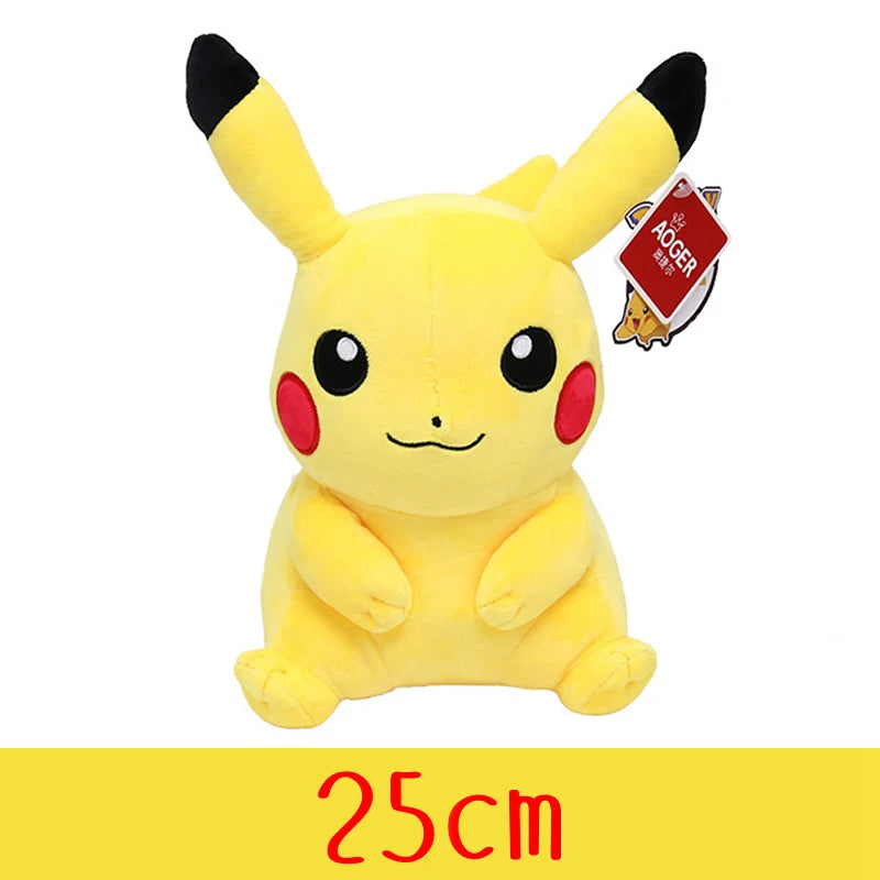 Pokemon Plush Toy High Quality With Tag – Anime Cartoon Pikachu Charmander Squirtle Bulbasaur – Cuddle‑Ready Plush Squad