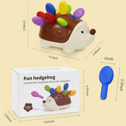 Spike & Learn – Montessori Hedgehog Fine Motor Toy for Curious Toddlers