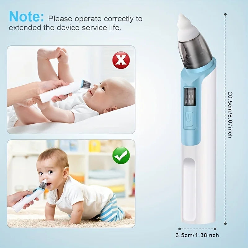 Breathe Easy, Baby – Silent Electric Nasal Aspirator for Newborns