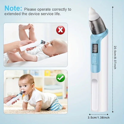 Breathe Easy, Baby – Silent Electric Nasal Aspirator for Newborns