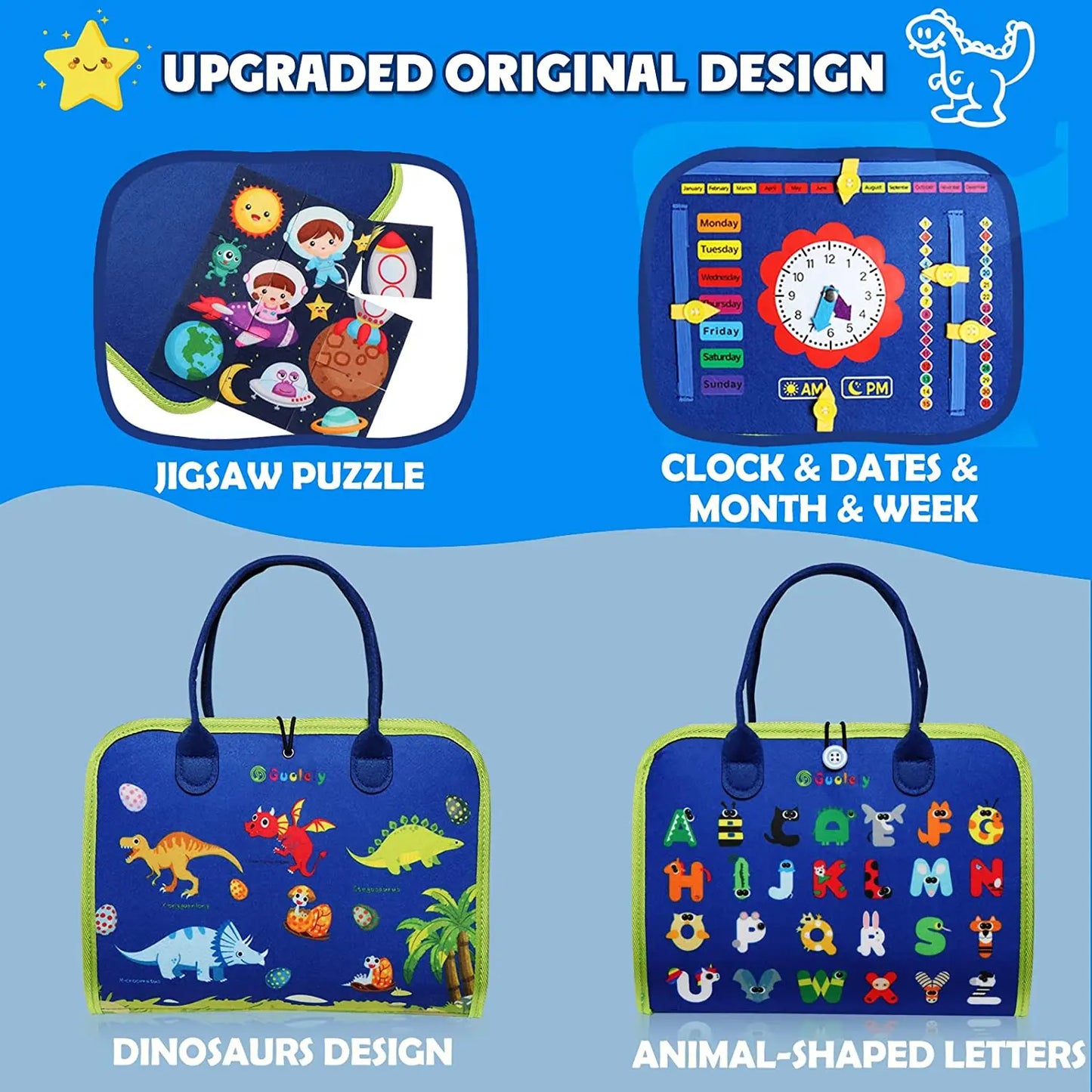 Little Explorer Sensory Busy Board – Unlock Endless Curiosity – Activity Developing Board for Motor Skills