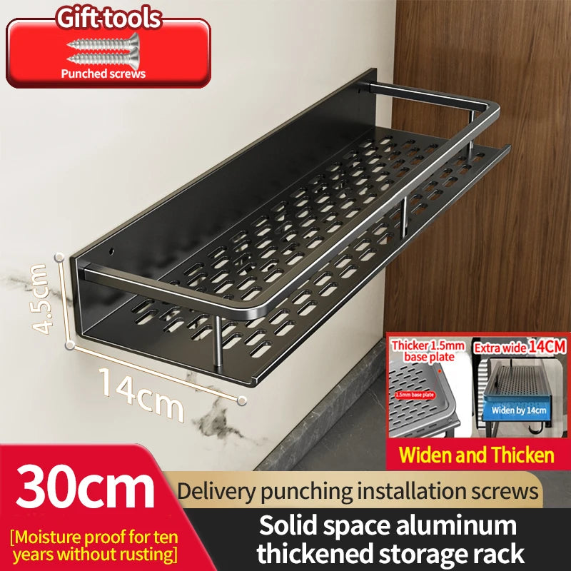 Grip‑n‑Go AeroRack – The Drill‑Free Aluminium Shelf for Kitchens & Bathrooms