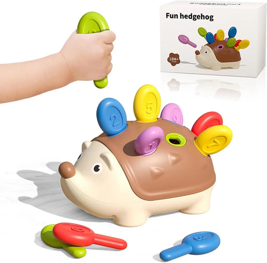 Spike & Learn – Montessori Hedgehog Fine Motor Toy for Curious Toddlers