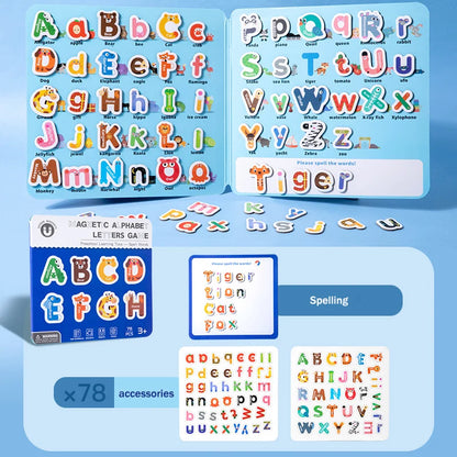 Mix, Match & Imagine – Montessori Magnetic Puzzle Book for Creative Learning