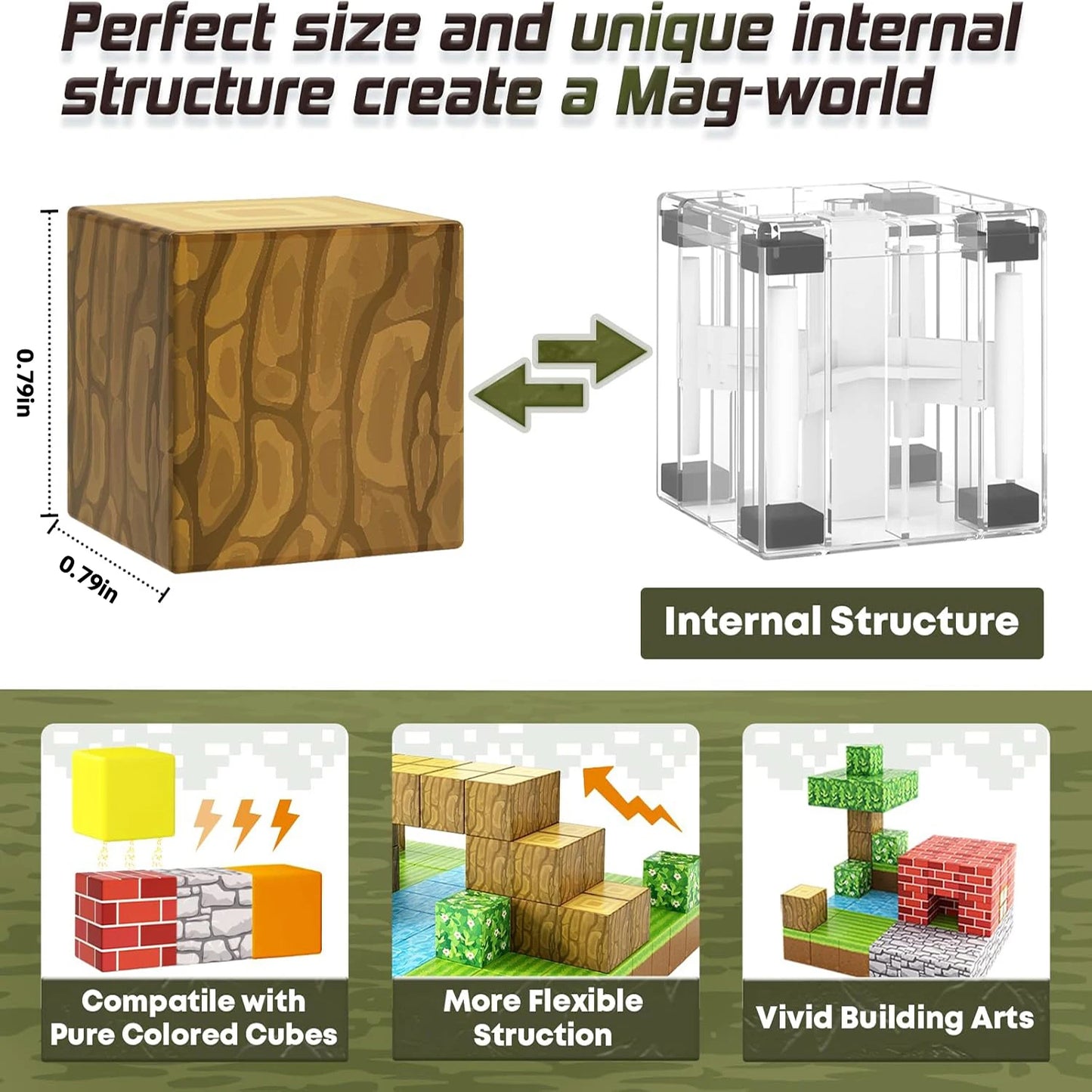 Magnetic Master Builder Set – 100 Pieces of Creative Fun – Blocks Toy Build Magnet Set For Boys Girls Stem