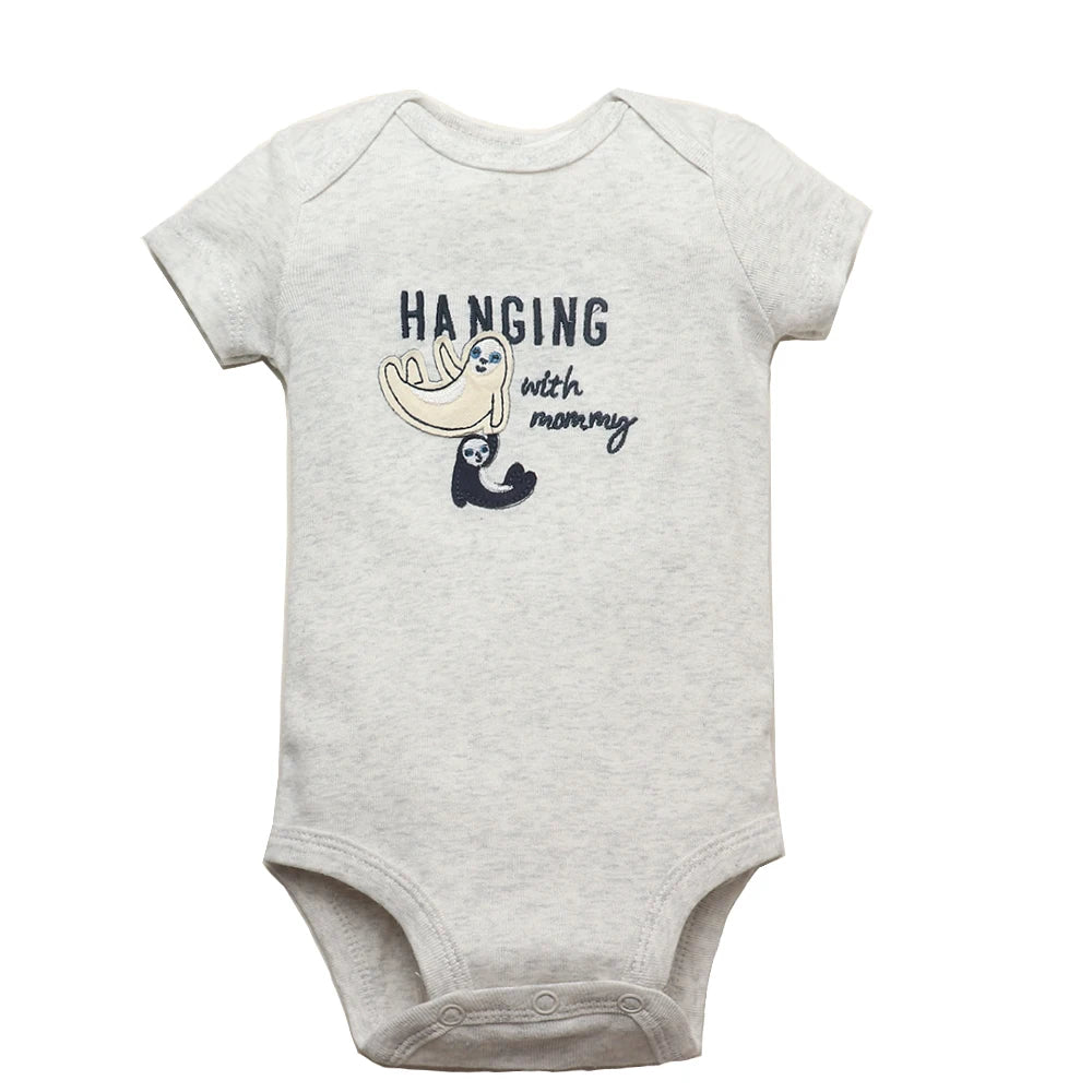 Little Adventures – 5-Piece Cotton Bodysuit Set for Babies (6–24 Months)