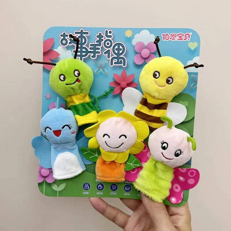 Storytime Safari Finger Puppet Set – Kindergarten Story Teaching Aids Children Education – Bring Every Tale to Life