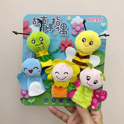 Storytime Safari Finger Puppet Set – Kindergarten Story Teaching Aids Children Education – Bring Every Tale to Life