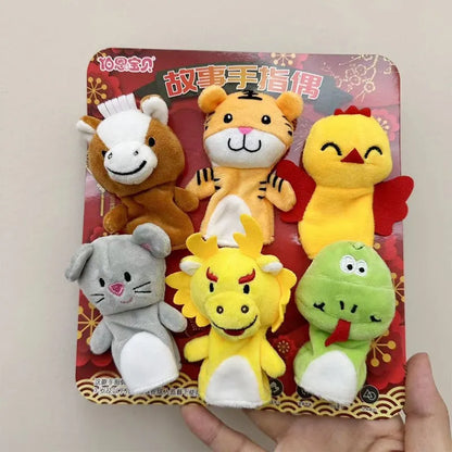 Storytime Safari Finger Puppet Set – Kindergarten Story Teaching Aids Children Education – Bring Every Tale to Life