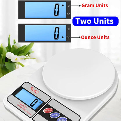 Precision Pro LED Kitchen Scale 5kg/1g High – Weigh to Win Every Recipe