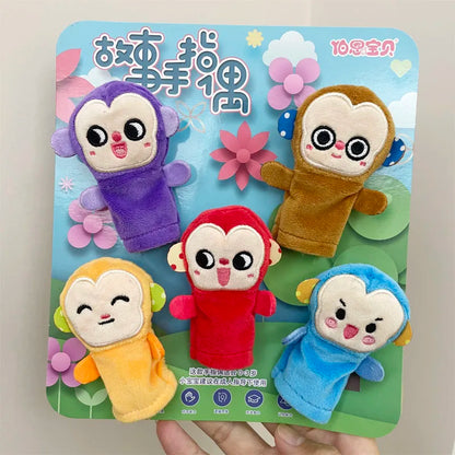Storytime Safari Finger Puppet Set – Kindergarten Story Teaching Aids Children Education – Bring Every Tale to Life