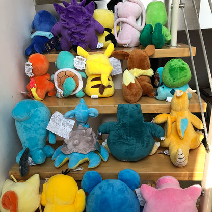 Pokemon Plush Toy High Quality With Tag – Anime Cartoon Pikachu Charmander Squirtle Bulbasaur – Cuddle‑Ready Plush Squad