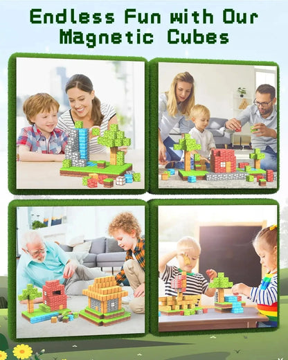 Magnetic Master Builder Set – 100 Pieces of Creative Fun – Blocks Toy Build Magnet Set For Boys Girls Stem