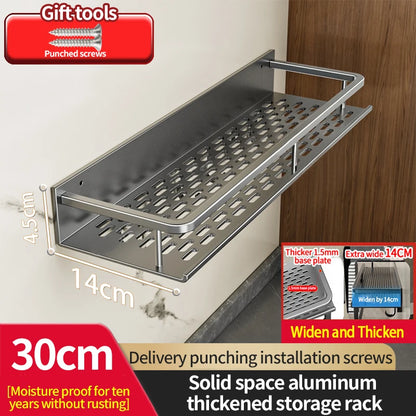 Grip‑n‑Go AeroRack – The Drill‑Free Aluminium Shelf for Kitchens & Bathrooms