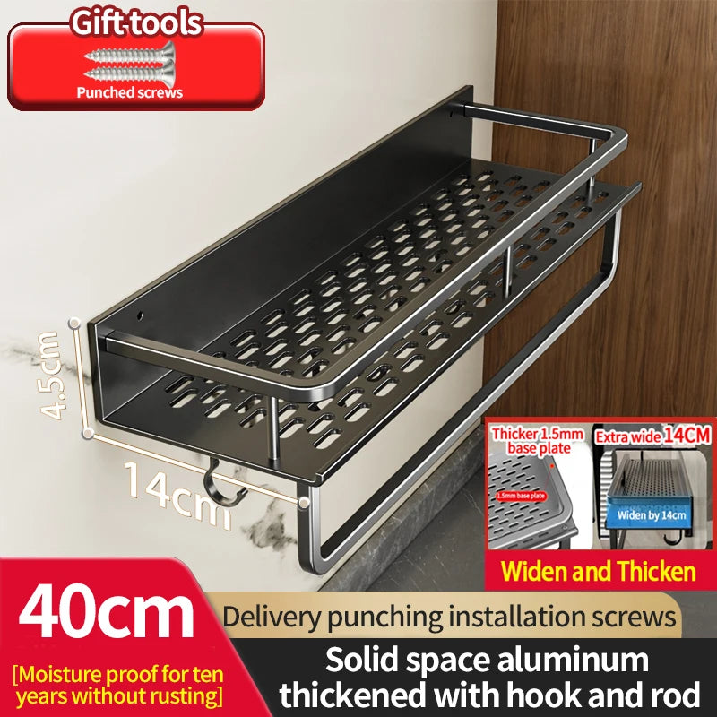 Grip‑n‑Go AeroRack – The Drill‑Free Aluminium Shelf for Kitchens & Bathrooms
