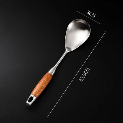 Wide Stainless Steel Spatula for Fish & Steak – Gentle Lift, Professional Finish