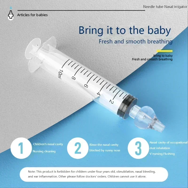 Gentle Relief, One Rinse at a Time – Baby Nasal Irrigator Syringe (10ml / 20ml)