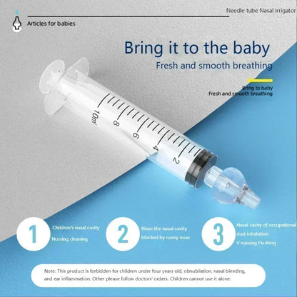 Gentle Relief, One Rinse at a Time – Baby Nasal Irrigator Syringe (10ml / 20ml)