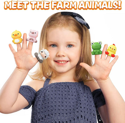 Little Farmers at Play – Montessori Colour Sorting & Counting Barn Toy Set