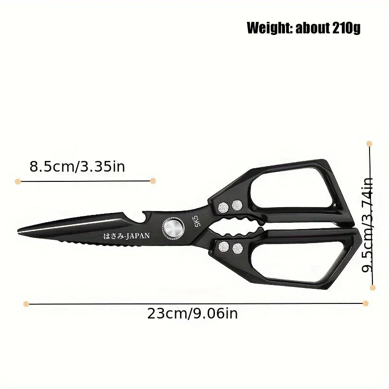 One Tool to Rule the Kitchen – Multifunctional Stainless Steel Kitchen Scissors
